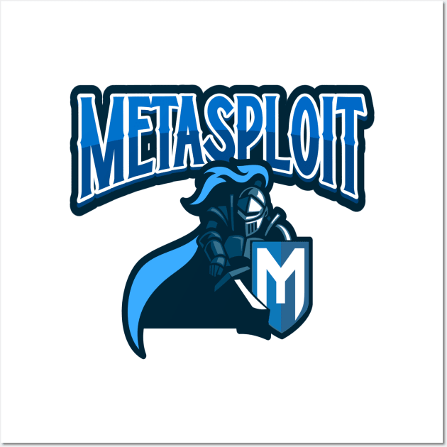 Metasploit Warrior Wall Art by Cyber Club Tees